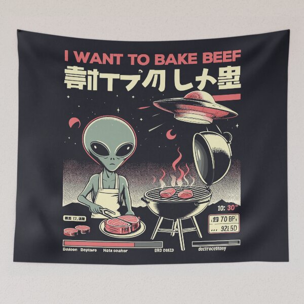 Item preview, I Want to Bake Beef designed and sold by RafaelLima7.