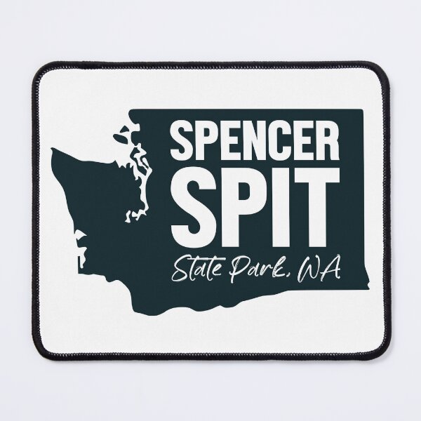 Item preview, Spencer Spit State Park Washington Map designed and sold by bivenart.