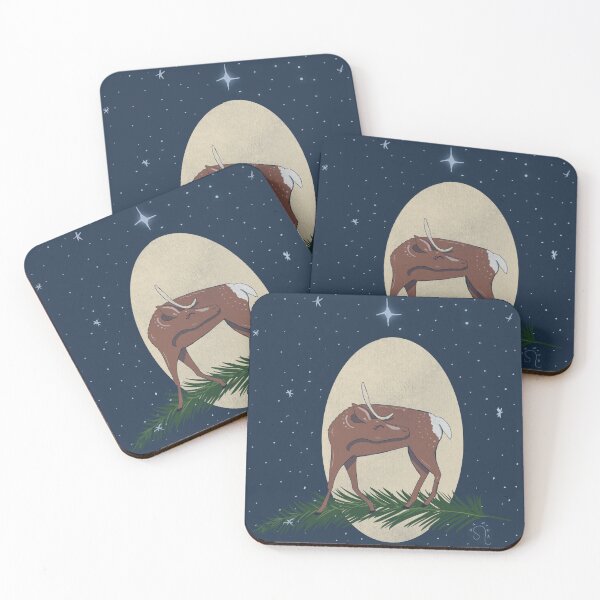 Item preview, Cute Deer Silent Night designed and sold by marleywrightart.
