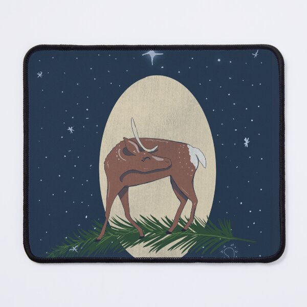 Item preview, Cute Deer Silent Night designed and sold by marleywrightart.