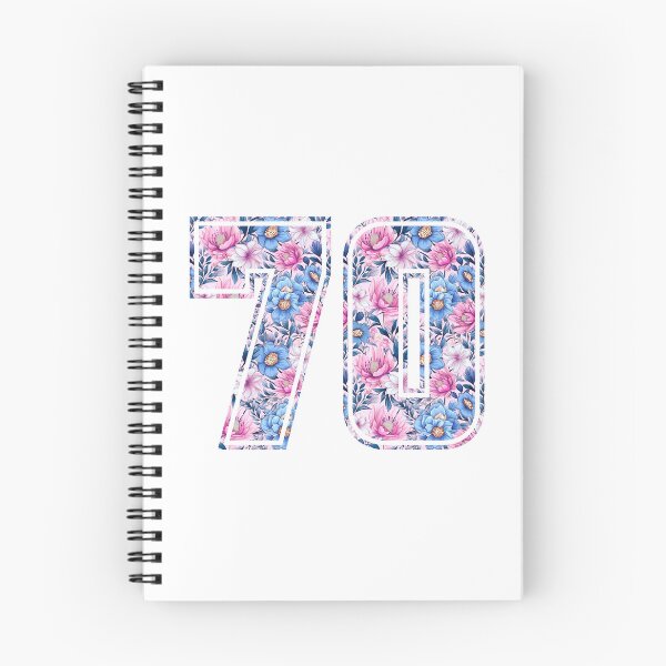 Item preview, 70th Birthday, floral number 70, woman’s designed and sold by iclipart.