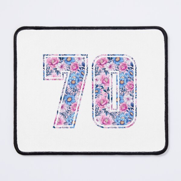 Item preview, 70th Birthday, floral number 70, woman’s designed and sold by iclipart.