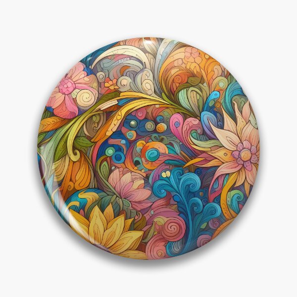 Item preview, Abstract and Cute Floral Pattern designed and sold by Kittyzens.