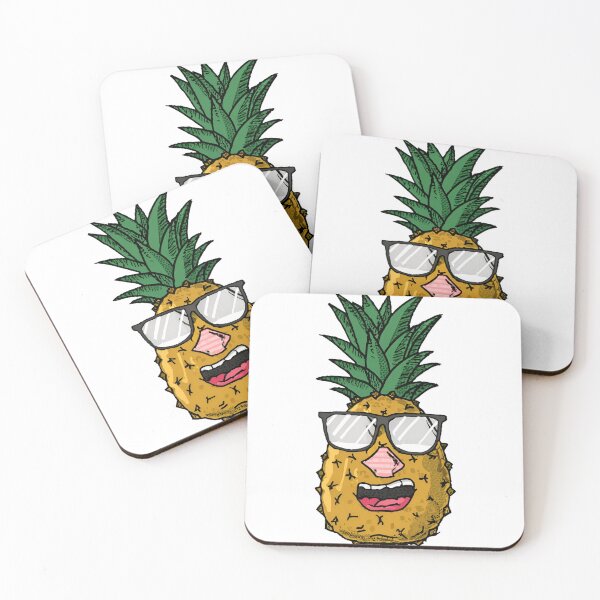 Item preview, Pineapple with glasses designed and sold by MellaTee.