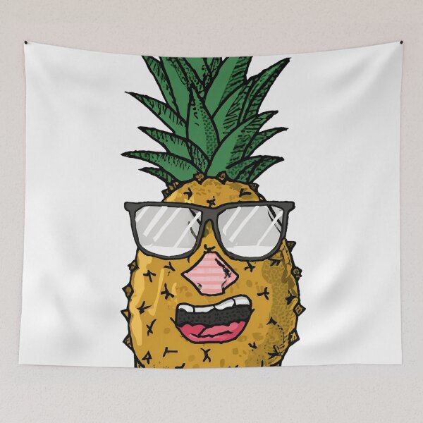 Item preview, Pineapple with glasses designed and sold by MellaTee.