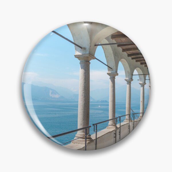 Item preview, Eremo di Santa Caterina del Sasso with an Elevated Walkway with Arches designed and sold by Mats Silvan.