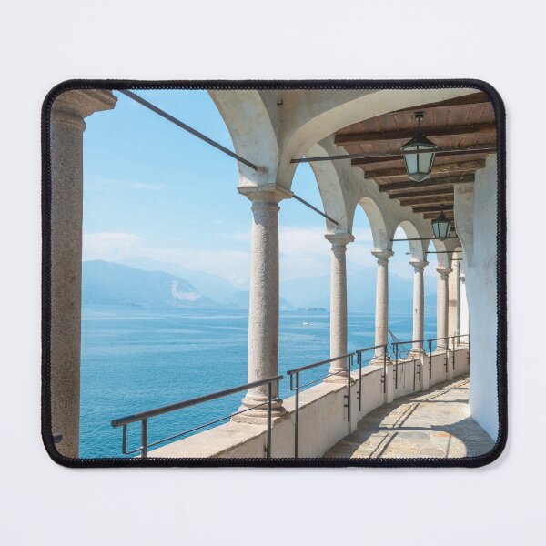 Item preview, Eremo di Santa Caterina del Sasso with an Elevated Walkway with Arches designed and sold by Mats Silvan.