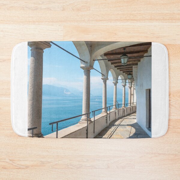 Item preview, Eremo di Santa Caterina del Sasso with an Elevated Walkway with Arches designed and sold by Mats Silvan.
