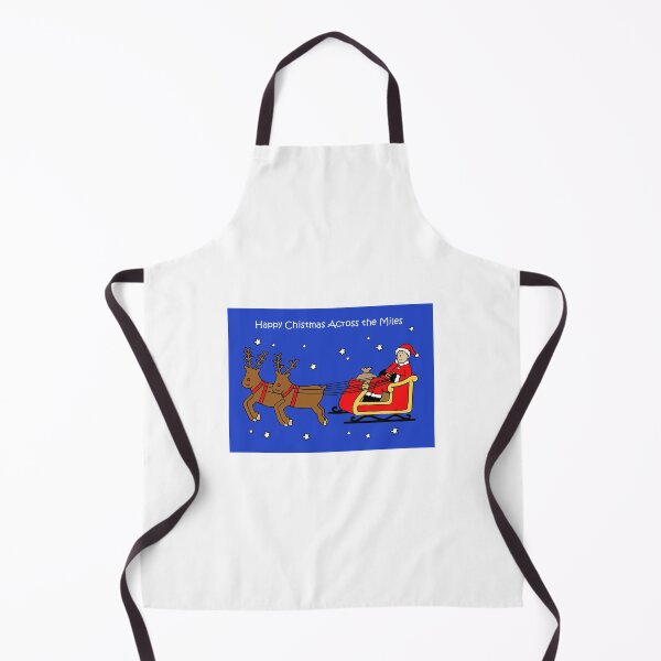 Item preview, Happy Christmas Across the Miles Santa and Reindeers designed and sold by KateTaylor.