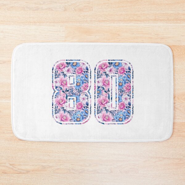 Item preview, 80th Birthday, floral number 80, woman’s designed and sold by iclipart.