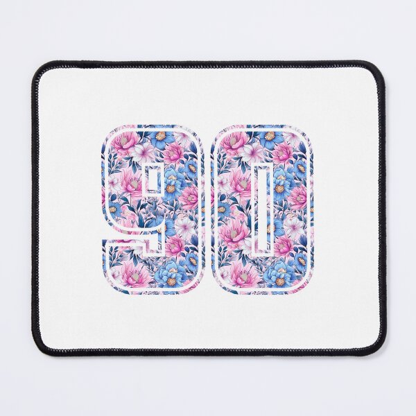 Item preview, 90th Birthday, floral number 90, woman’s designed and sold by iclipart.