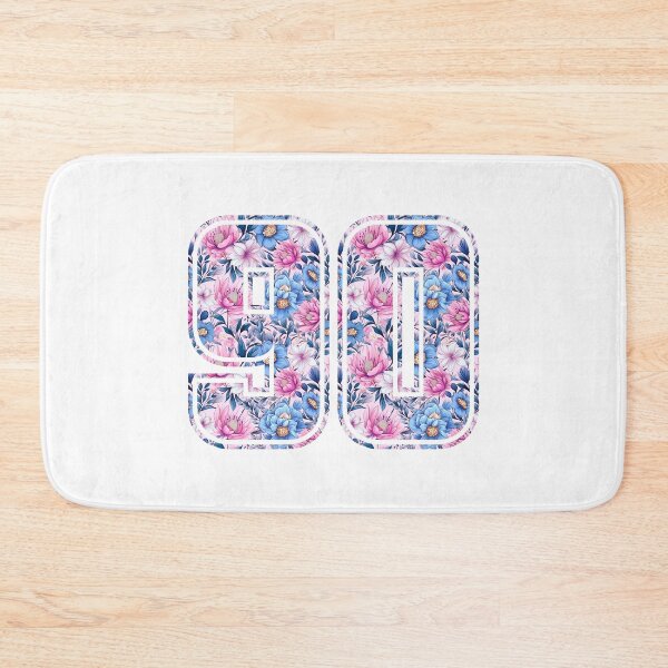 Item preview, 90th Birthday, floral number 90, woman’s designed and sold by iclipart.