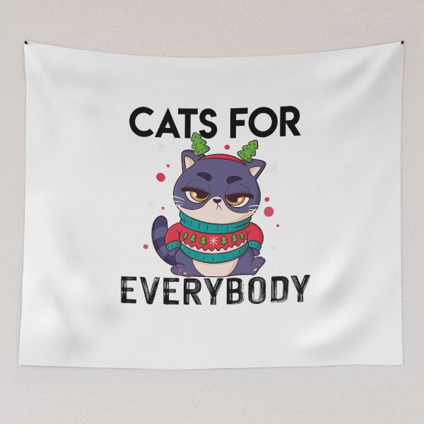 Item preview, Cats for everybody-cats lovers-christmas designed and sold by Creative-Wolf16.
