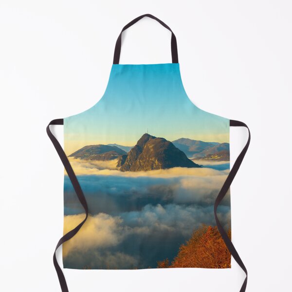 Item preview, Mountain Peak San Salvatore Above Cloudscape with a Autumn Tree designed and sold by Mats Silvan.