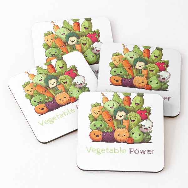 Artikelvorschau, Cute Vegtable Characters Vegetable Power entworfen und verkauft von Samanthi007.