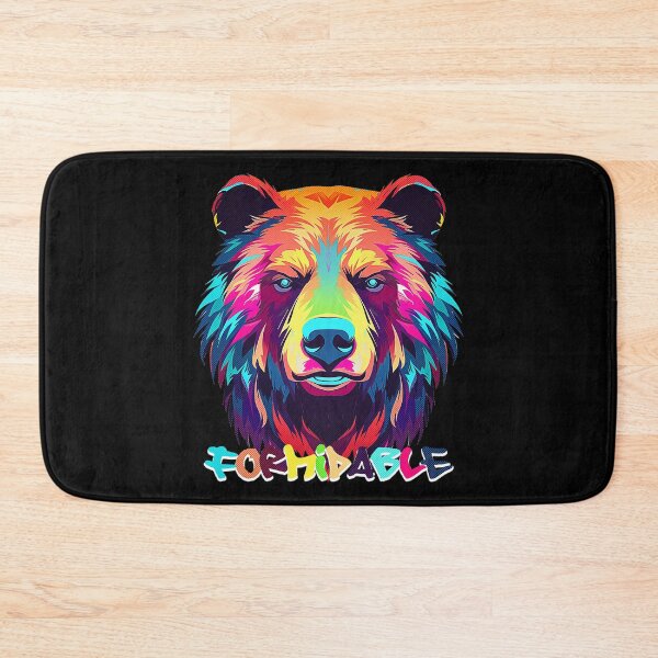 Item preview, Neon Grizzly Bear designed and sold by SideSignal.