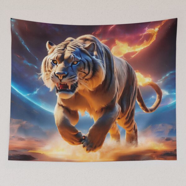 Item preview, Giant Cosmic Celestial Tiger designed and sold by Bunmigraphics .