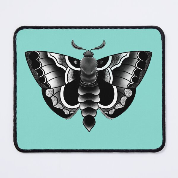 Item preview, Tattoo style Japanese moth design designed and sold by Kevin Van Dongen.