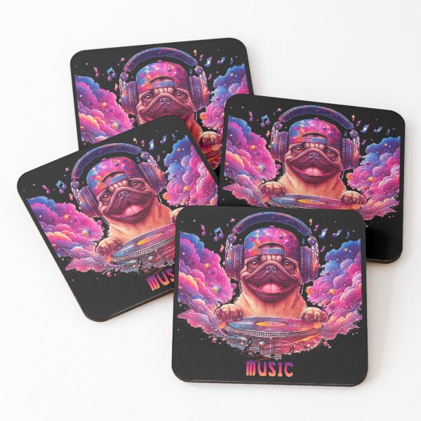 Item preview, Cosmic Pug's Rhythms designed and sold by A-T-H.