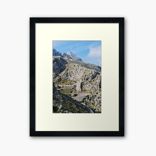 Road to Sa Calobra, Majorca Framed Art Print