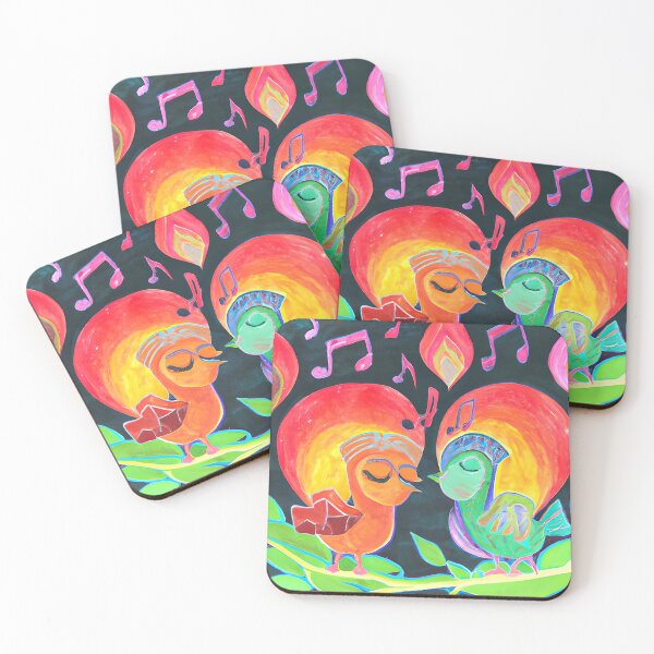 Item preview, Harmony in Hues: Watercolor Birdsong designed and sold by LustigFox.