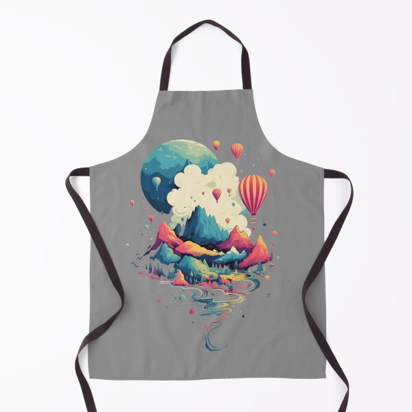 Item preview, "Elevated Euphoria: Balloons, Mountains, and Streams" designed and sold by raphicha365.
