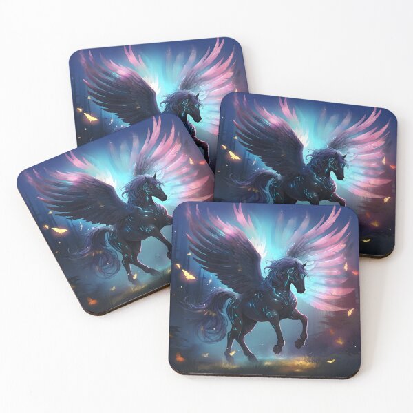 Item preview, luminescent translucent pegasus winged horse designed and sold by dcrc.