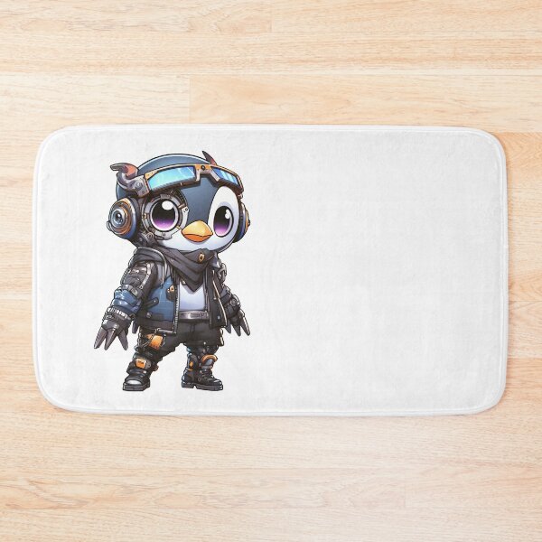 Item preview, Cute Cyberpunk Robot Penguin! designed and sold by kukamatsu.