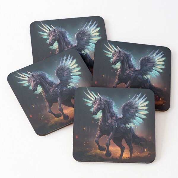 Item preview, luminescent translucent pegasus winged horse designed and sold by dcrc.