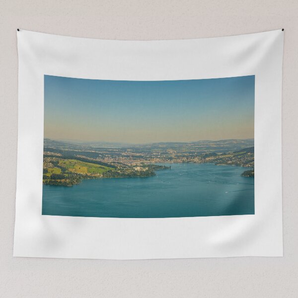 Item preview, Aerial View over Lake Lucerne and City of Lucerne designed and sold by Mats Silvan.