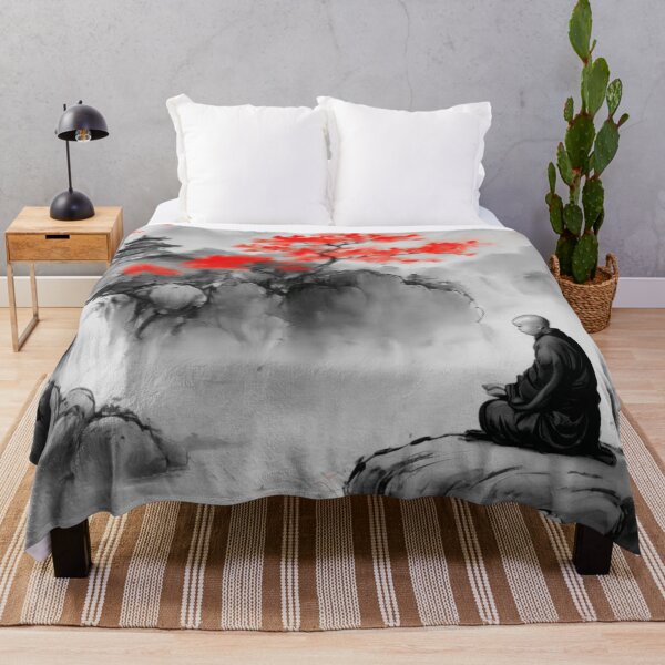 Item preview, Meditating Essence Zen Monk Sumi-e designed and sold by Bunmigraphics .