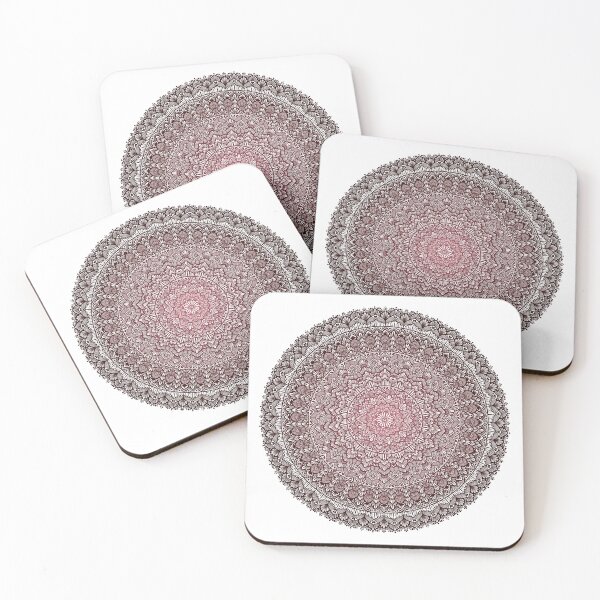 Item preview, Burgundy Mandala Zentangle Boho Design designed and sold by mandalasbymisa.