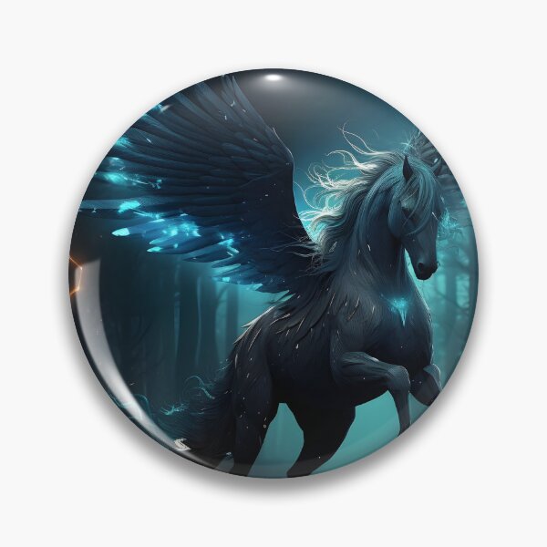 Item preview, luminescent translucent pegasus winged horse designed and sold by dcrc.