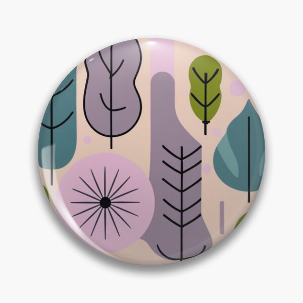 Item preview, Cool Summer / True Summer pattern, skin-tone matching, personal color analysis, PCA, mid century modern, retro, vintage designed and sold by look4seasons.