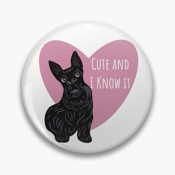 Item preview, Cute and I Know it Scottie Dog designed and sold by Janpaints22.