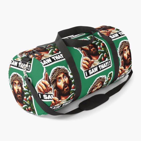 Item preview, I SAW THAT Jesus meme Crown of Thorns Christmas Tree designed and sold by plushism.