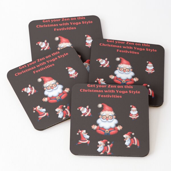 Item preview, Get your Zen on this Christmas with Yoga Style Festivities designed and sold by OkiFab.