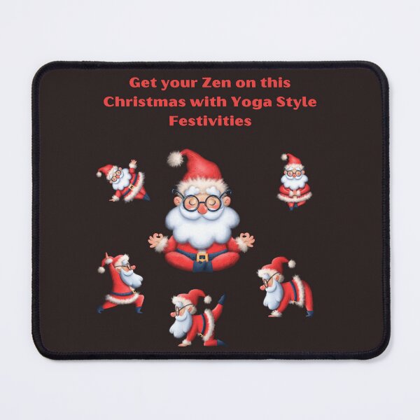 Item preview, Get your Zen on this Christmas with Yoga Style Festivities designed and sold by OkiFab.