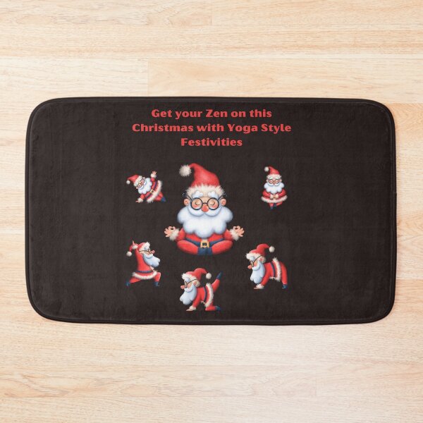 Item preview, Get your Zen on this Christmas with Yoga Style Festivities designed and sold by OkiFab.