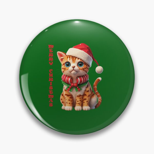 Artikelvorschau, Katze im Weihnachtsoutfit. entworfen und verkauft von MacMerch121.