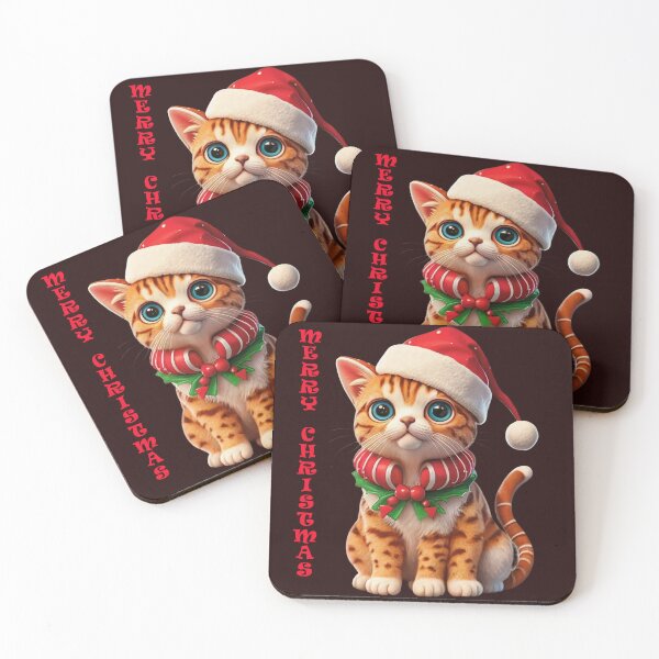 Item preview, Cat in Christmas outfit. designed and sold by MacMerch121.