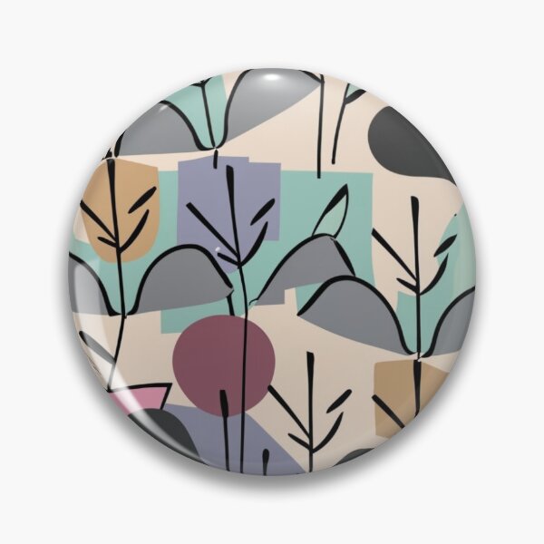 Item preview, Cool Summer / True Summer pattern, skin-tone matching, personal color analysis, PCA, mid century modern, retro, vintage designed and sold by look4seasons.