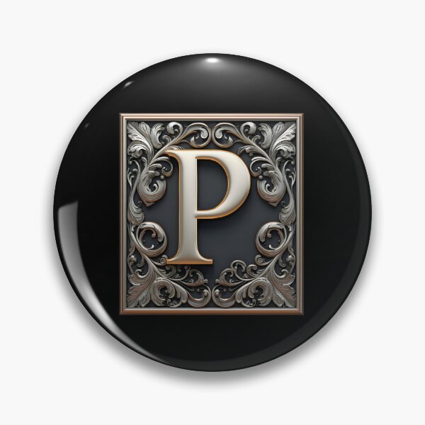 Item preview, MONOGRAM LETTER P - ELEGANT STYLE designed and sold by philevera.