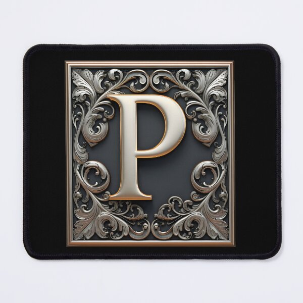 Item preview, MONOGRAM LETTER P - ELEGANT STYLE designed and sold by philevera.