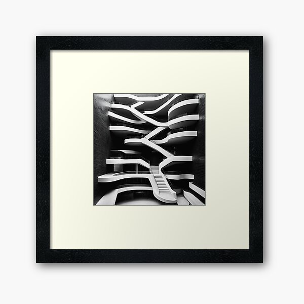 Escher staircase Framed Art Print