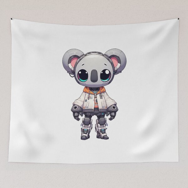 Item preview, Cute Cyberpunk Robot Koala! designed and sold by kukamatsu.