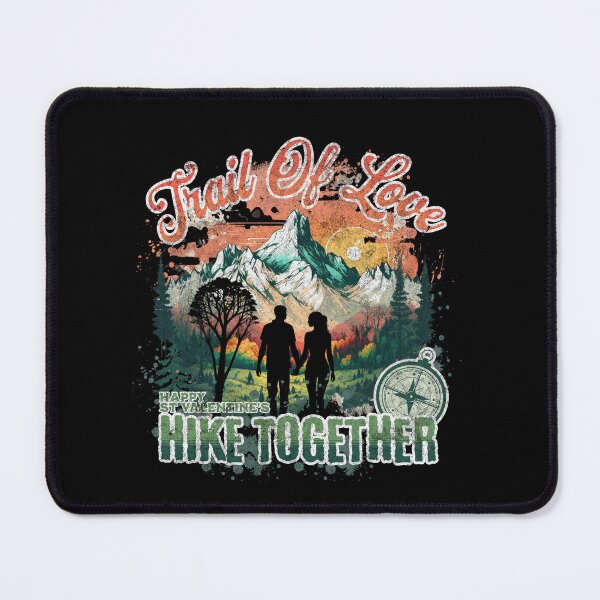 Item preview, Hiking St Valentine's day designed and sold by WanderQuestCo.