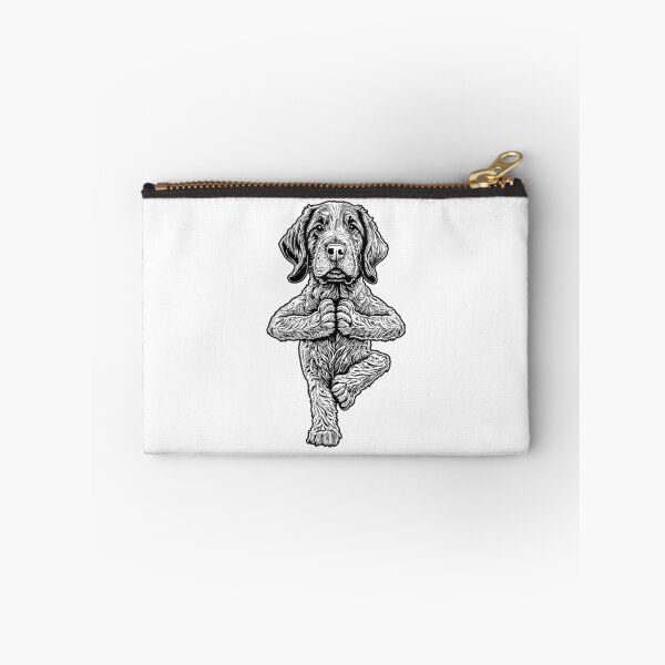 Item preview, German Wirehaired Pointer Yoga Dog Puppy Funny Dogs Asana designed and sold by GrandeDuc.