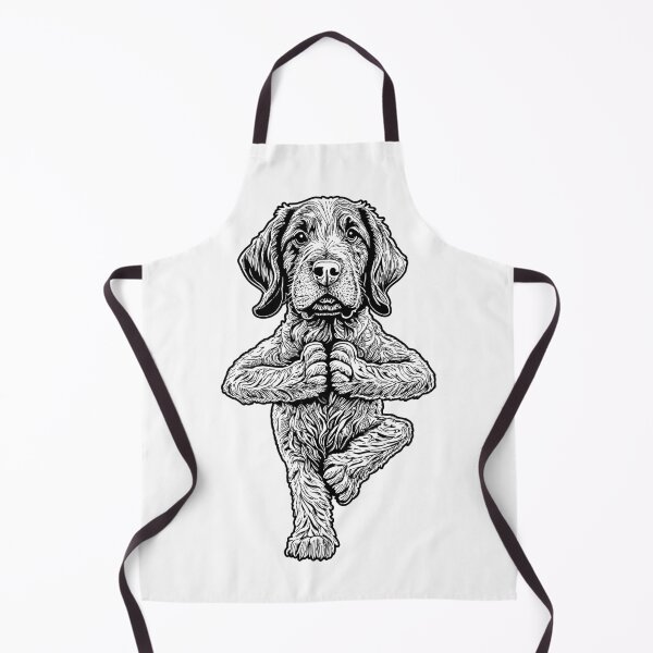 Item preview, German Wirehaired Pointer Yoga Dog Puppy Funny Dogs Asana designed and sold by GrandeDuc.