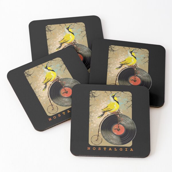 Item preview, A penny farthing and a funny yellow bird with a sound record designed and sold by gardentree.
